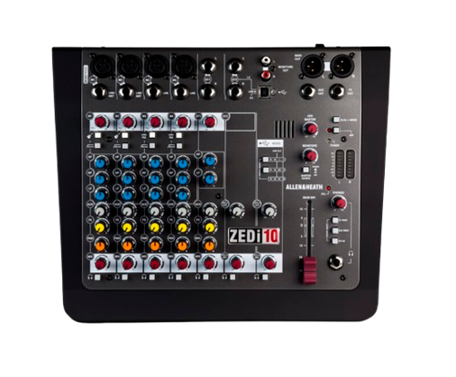 Allen & Heath ZEDi-10 — Analogmischpult mit USB-Interface · 10 Kanäle