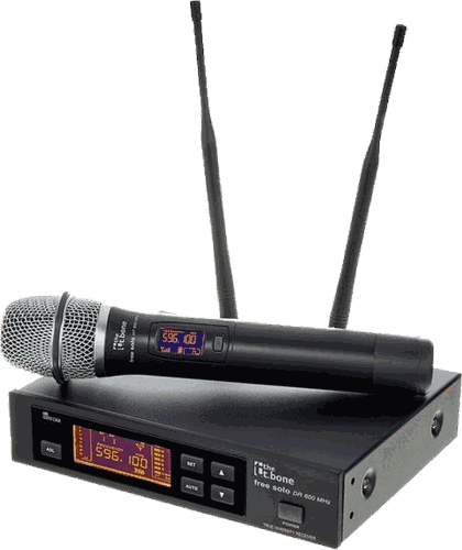 the t.bone free solo HT — Funkstrecke · Handsender