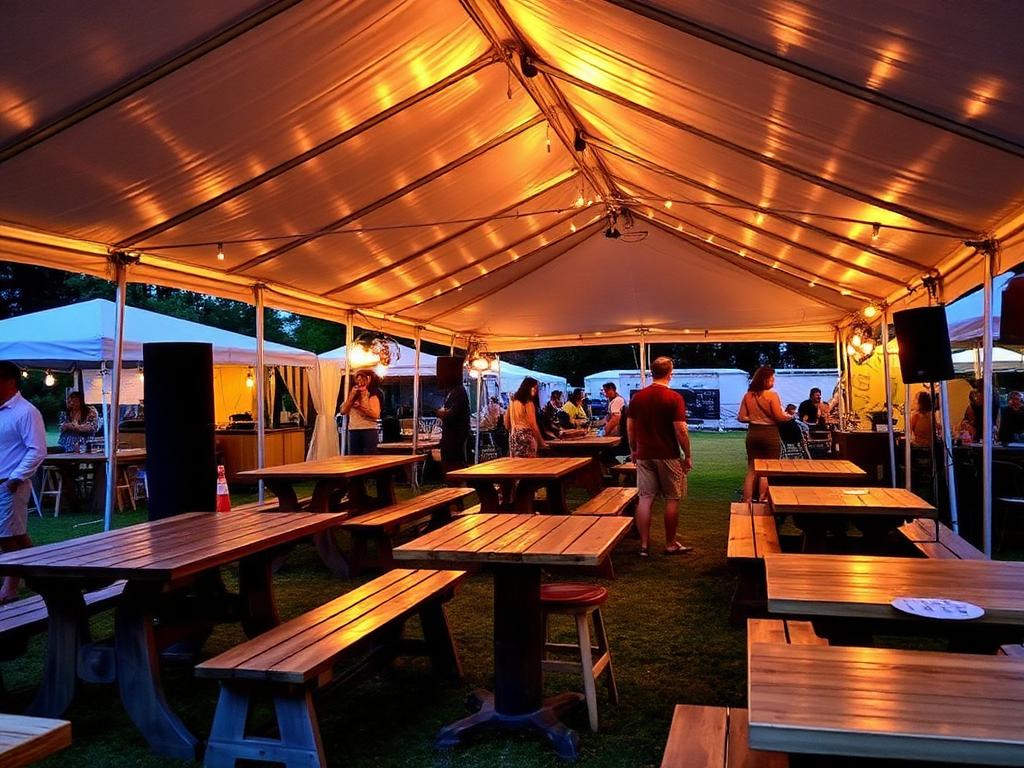 Sommerfest im Festzelt